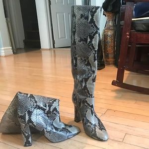 Sexy DVF Snakeskin Boot. Like New.